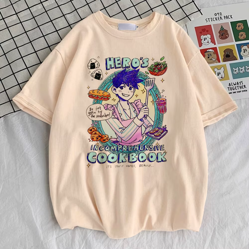 Omori t-shirt adolescent kawaii Pastel anime chemise respirante