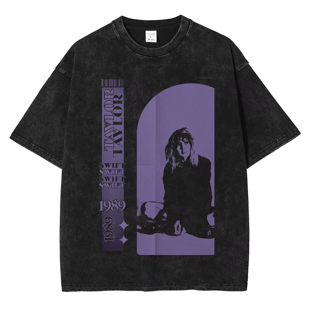 T-Shirt à Manches Courtes et Col Ras du Cou pour Homme