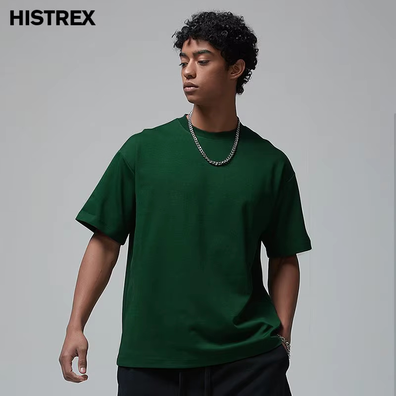 100 T shirt en coton lourd pour hommes et femmes