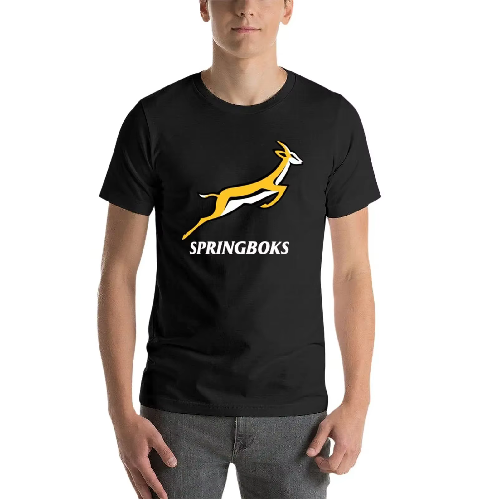 Nouveau BEST SELLER-T-Shirt de marchandise nationale de Rugby d'Afrique du Sud