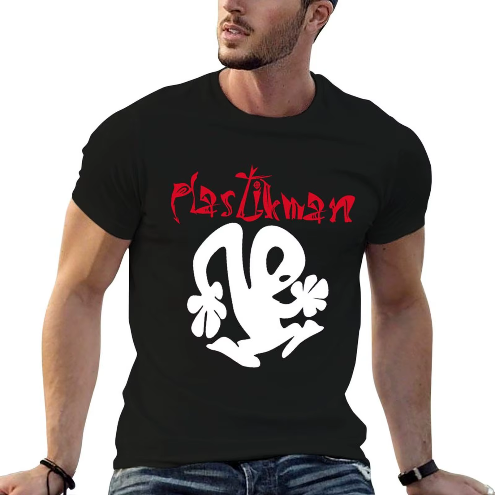 Plastikman T-Shirt imprimé t-shirts pour homme anime