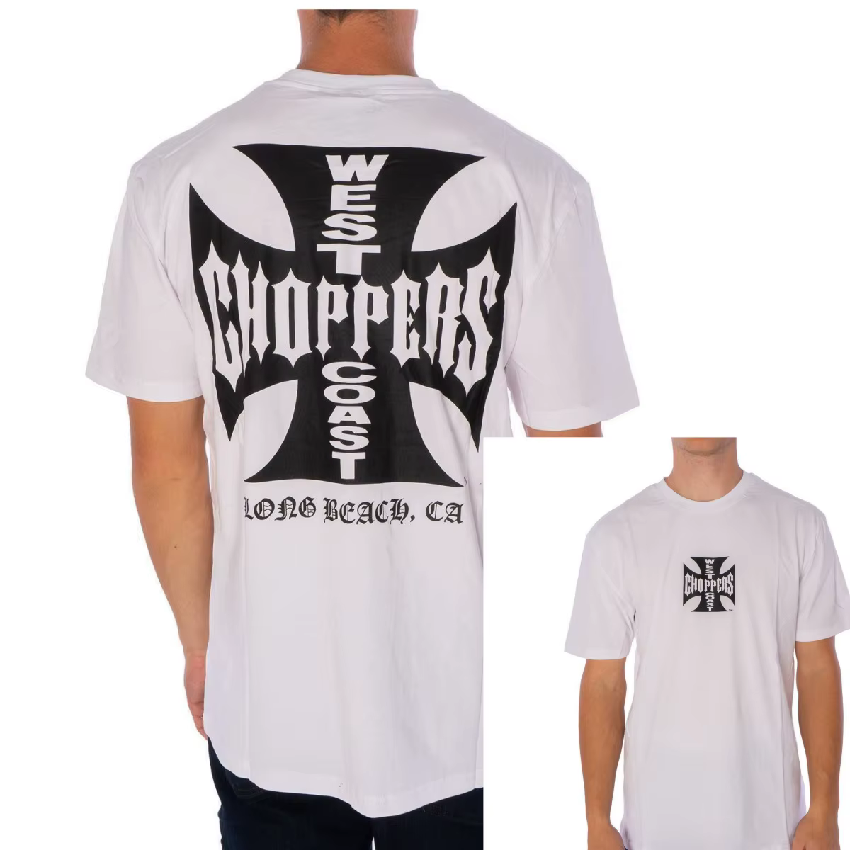 T-shirt graphique vintage West Coast Choppers 100% coton