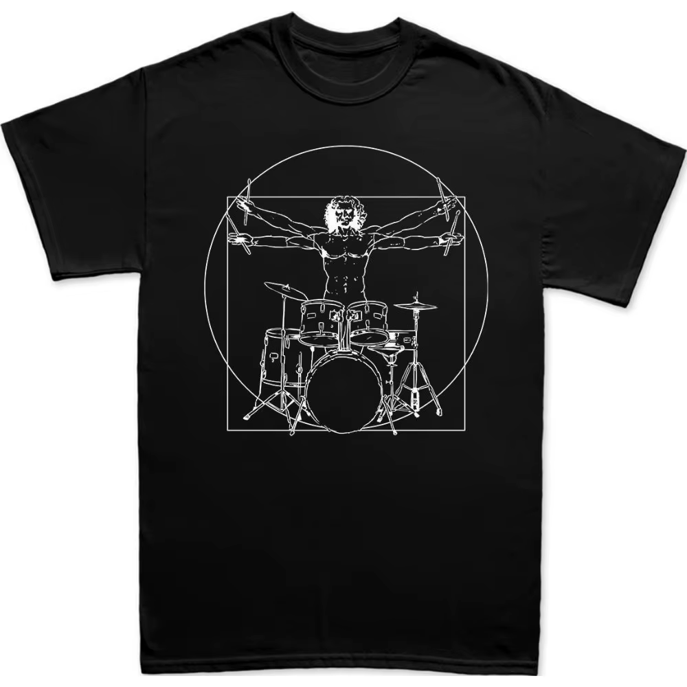 T-shirt graphique d'art gothique pour homme