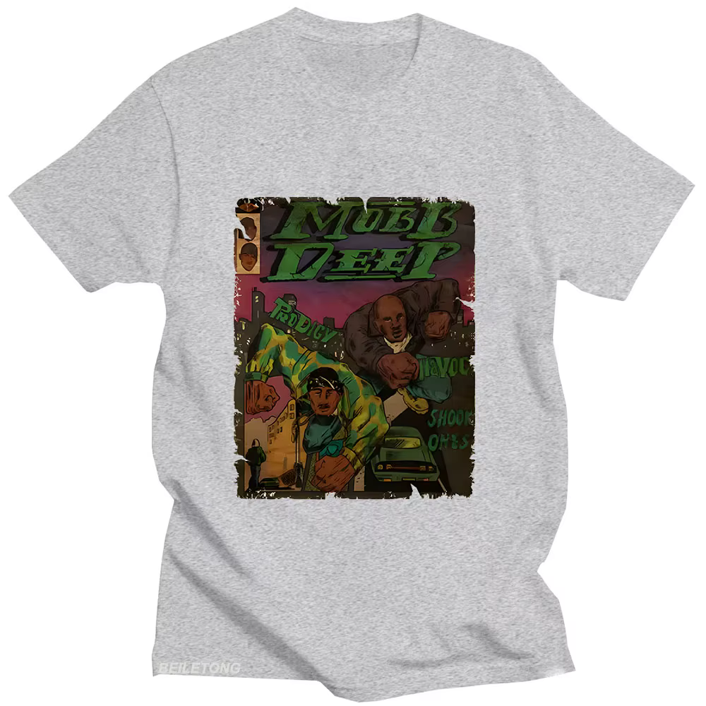 Aature B Deep Graphic Printing Casual Tee-shirt