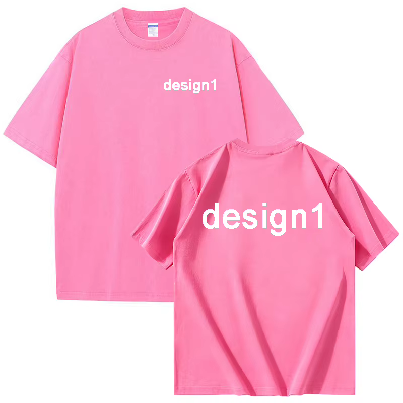 T-shirts en coton imprimés personnalisables
