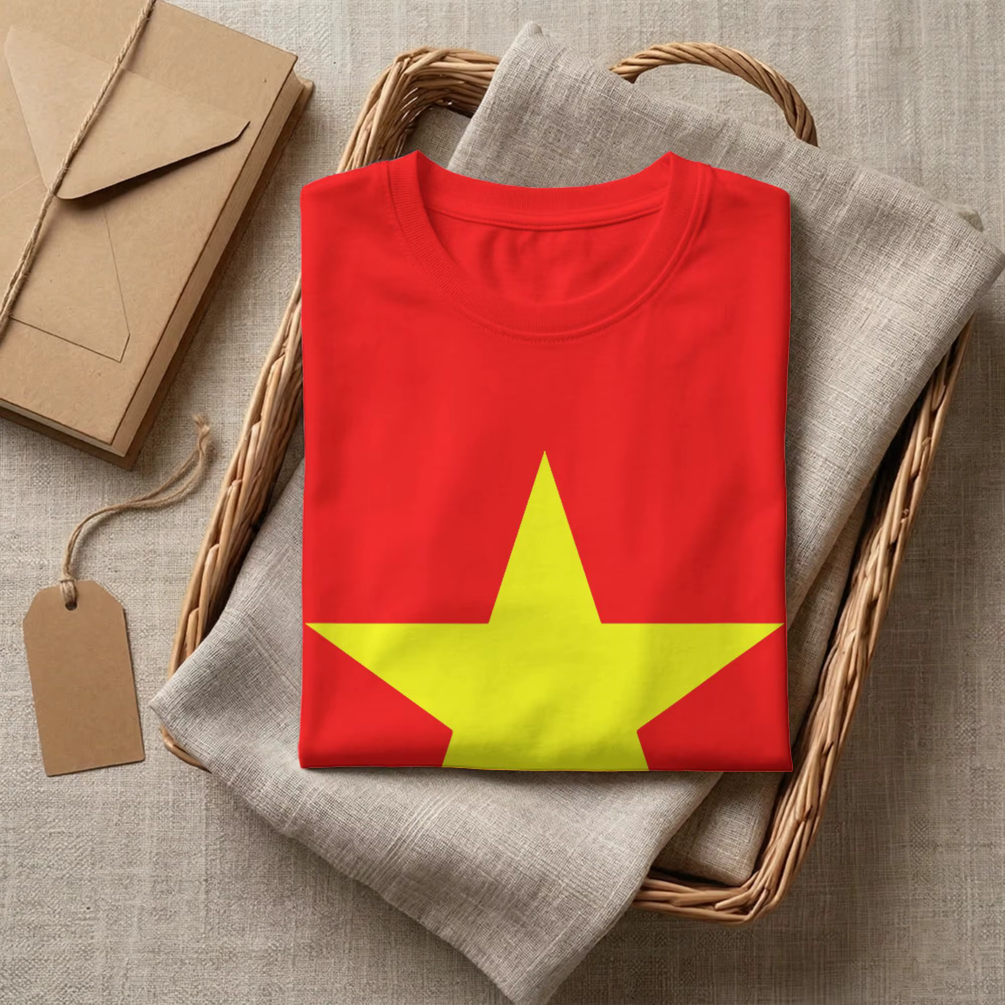 T-shirt pour homme avec drapeau du Vietnam