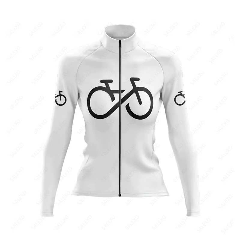 Maillot de cyclisme à manches longues pour femmes