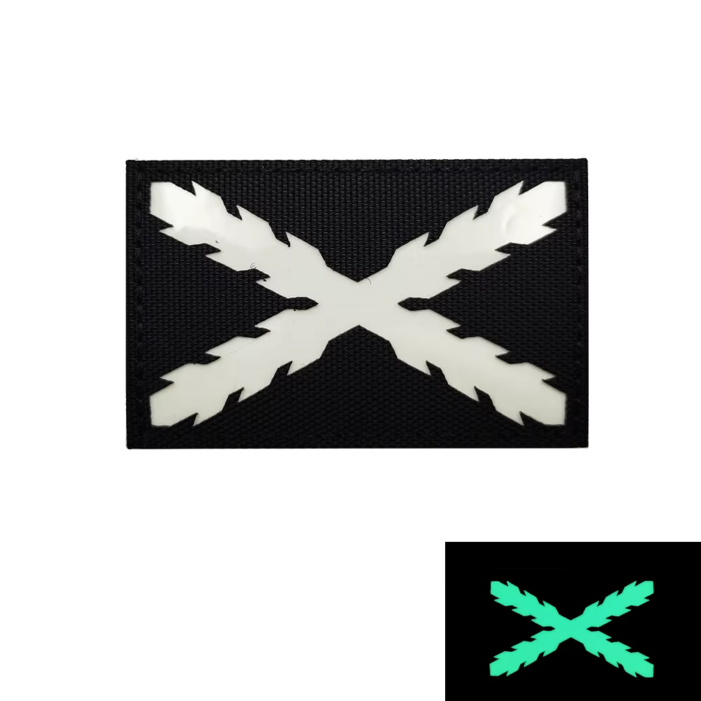 Îles canaries Espagne drapeau drapeaux brodés patchs Islas Canarias emblème épaule espagnol Badge appliqué pour vêtements sac à dos