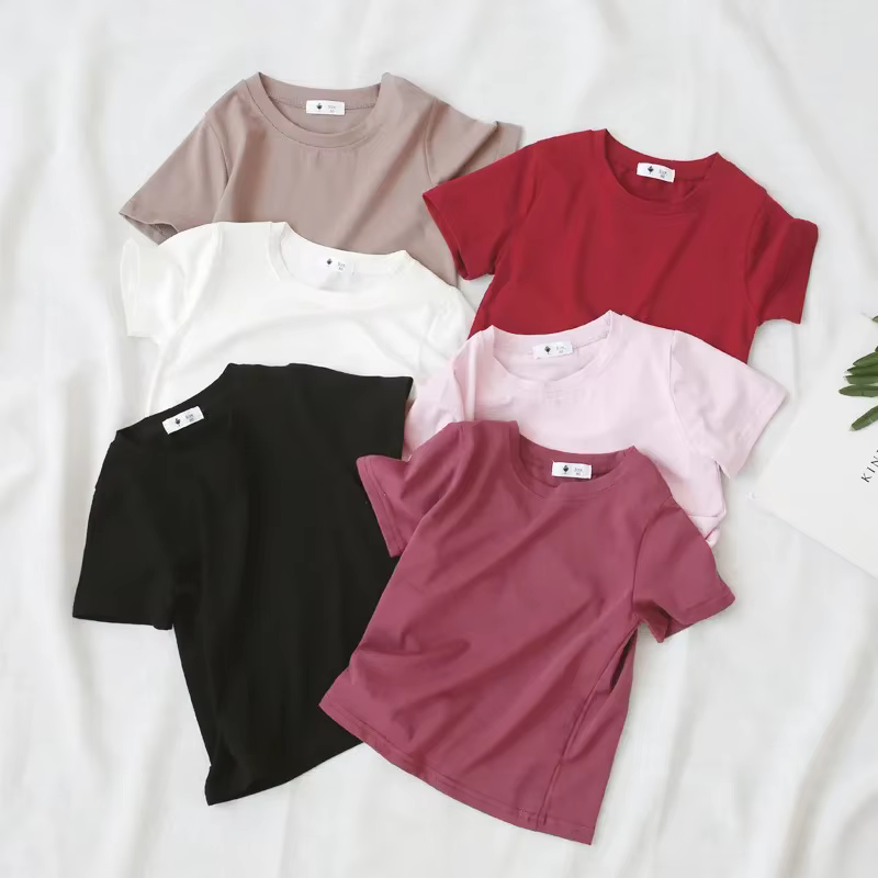 T-shirt d'été en coton pour garçons et filles