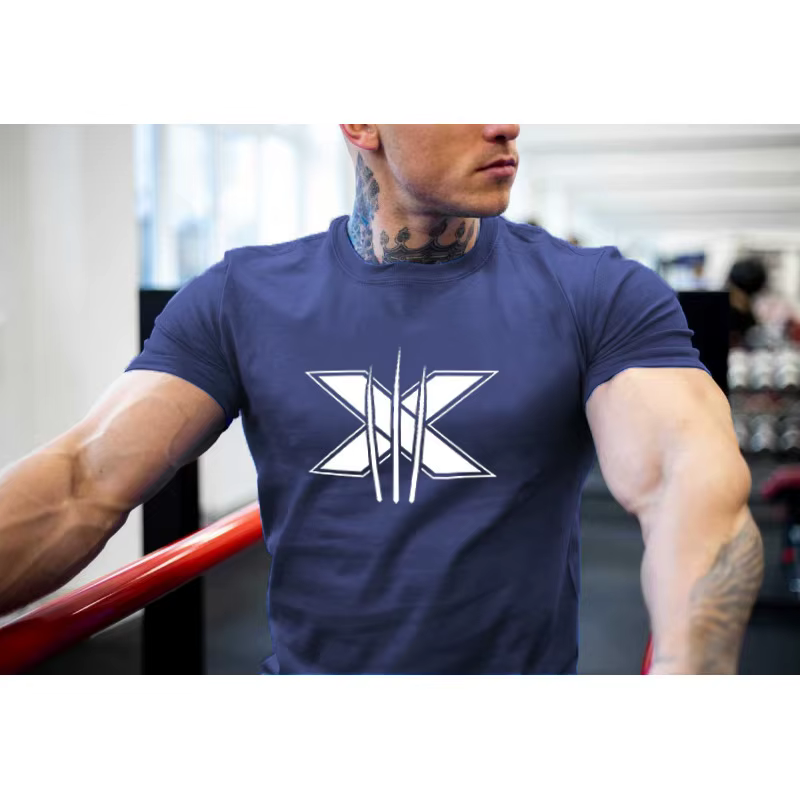 T-shirt pour hommes musculation graphique t-shirts entraînement Fitness