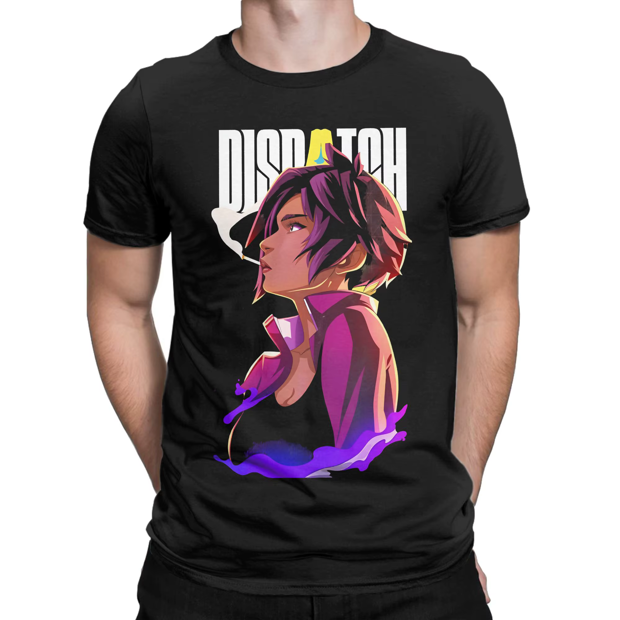 Expédition jeux vidéo impression graphique t-shirt pour hommes femmes pur coton Robert Robertson Malevola