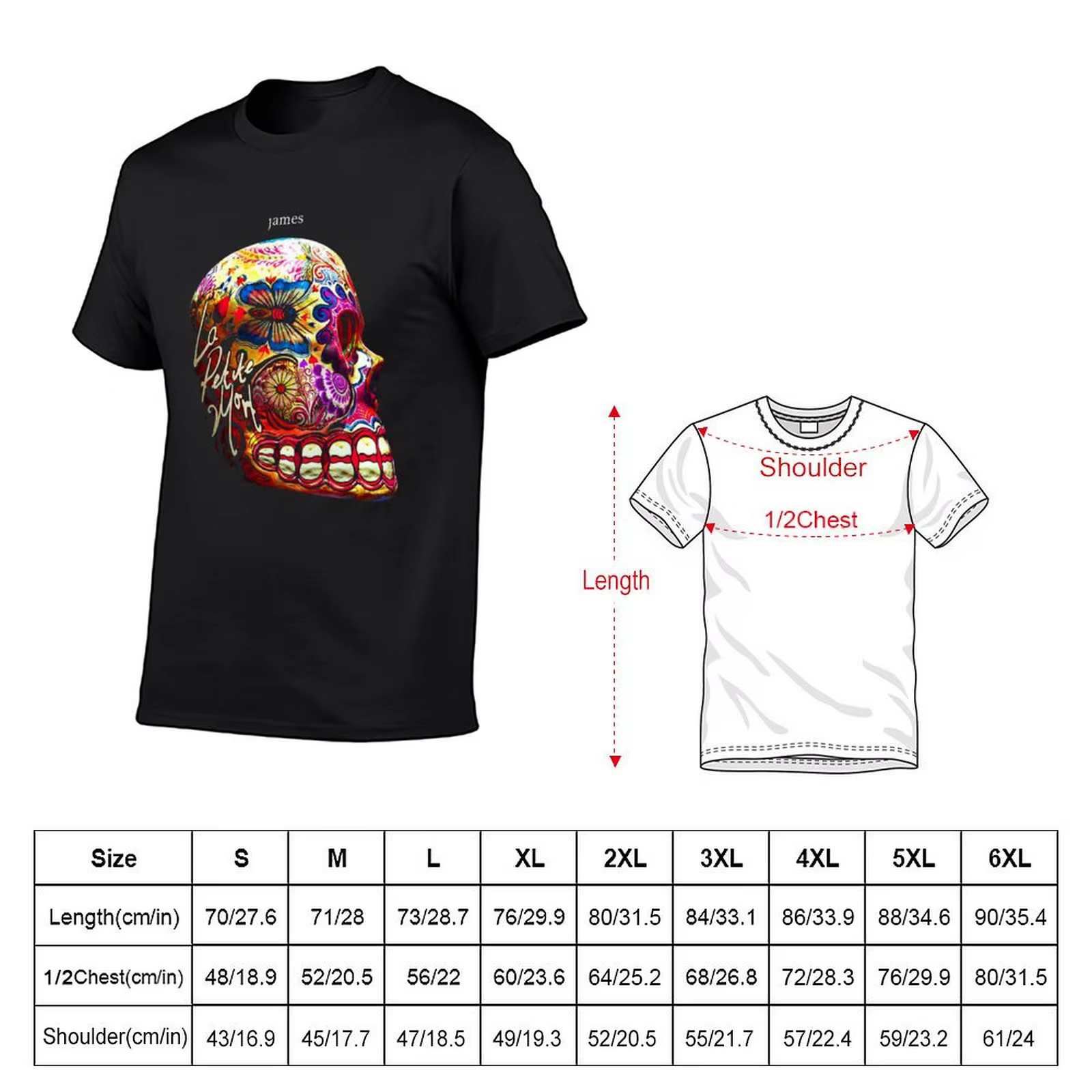 JAMES BAND T-shirt en coton pour hommes