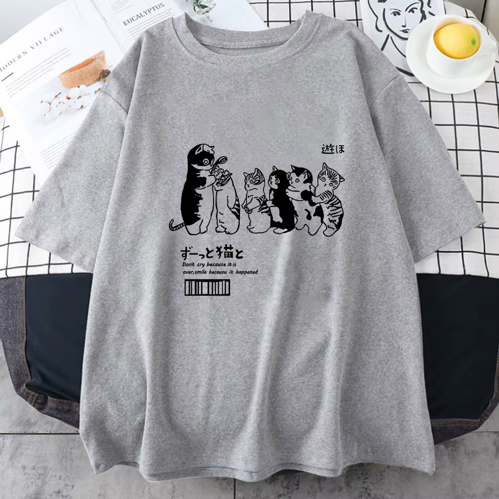 T-shirt Oversize à Manches Courtes pour Femme