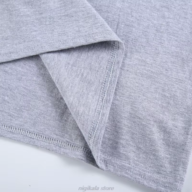 T-Shirt Décontracté 100% Coton à la Mode avec Impression Amusante