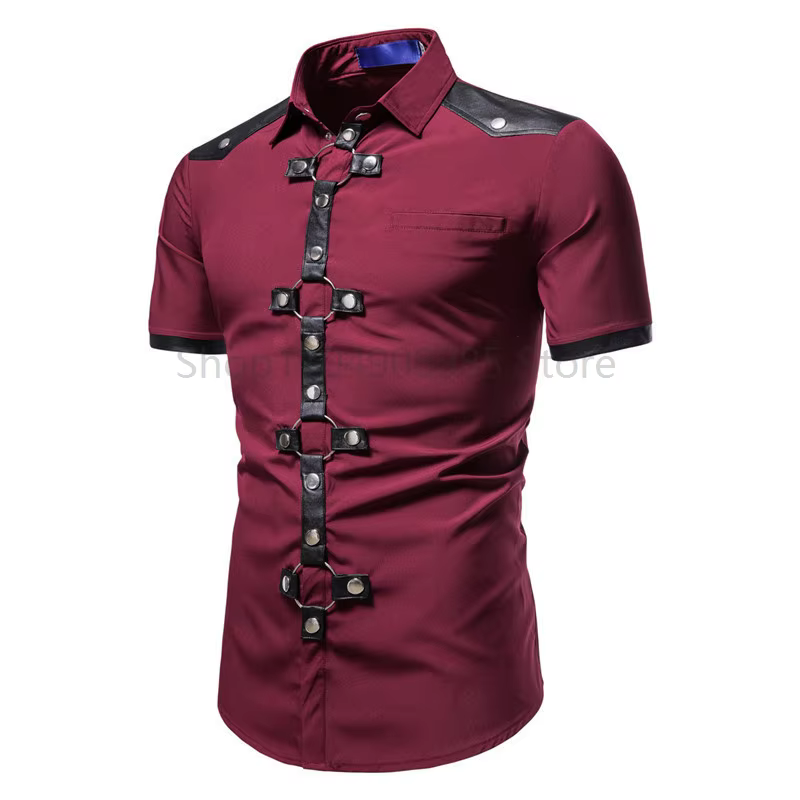 Chemise à manches courtes pour hommes
