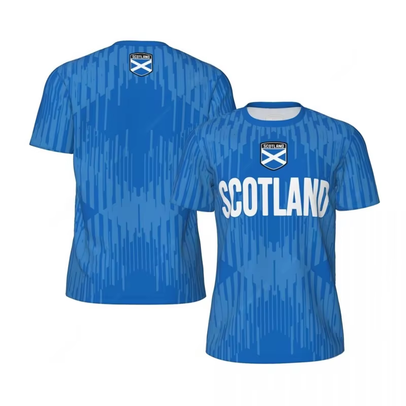 T-shirt de football imprimé en 3D pour hommes