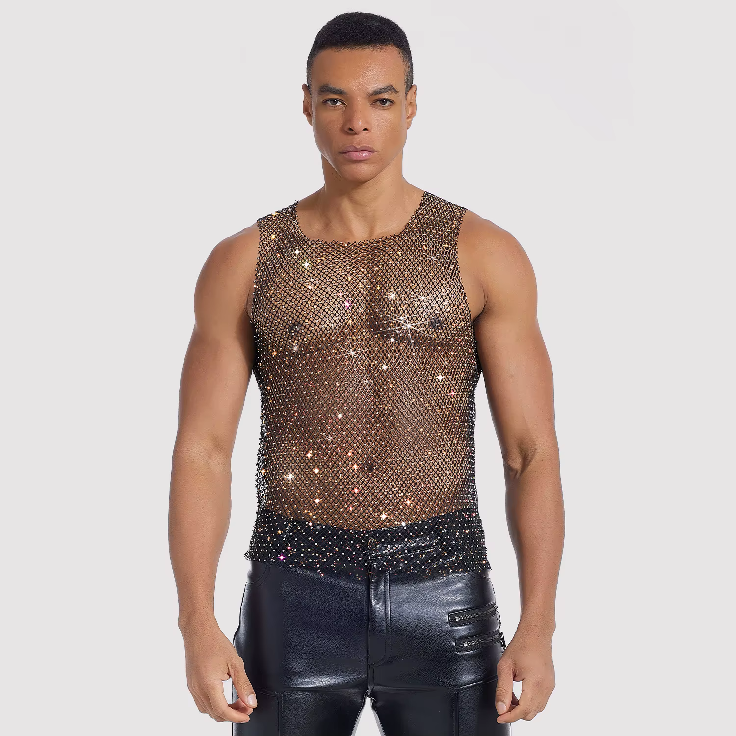 Débardeur en strass pour hommes