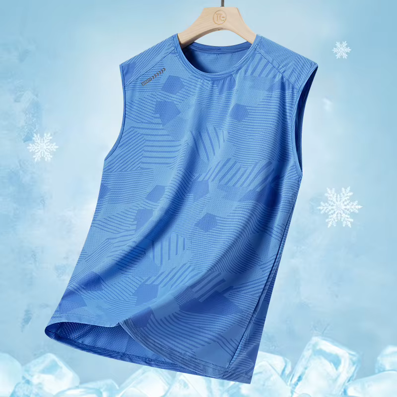 Débardeur de course camouflage pour homme – Tendance été 2026 – Respirant