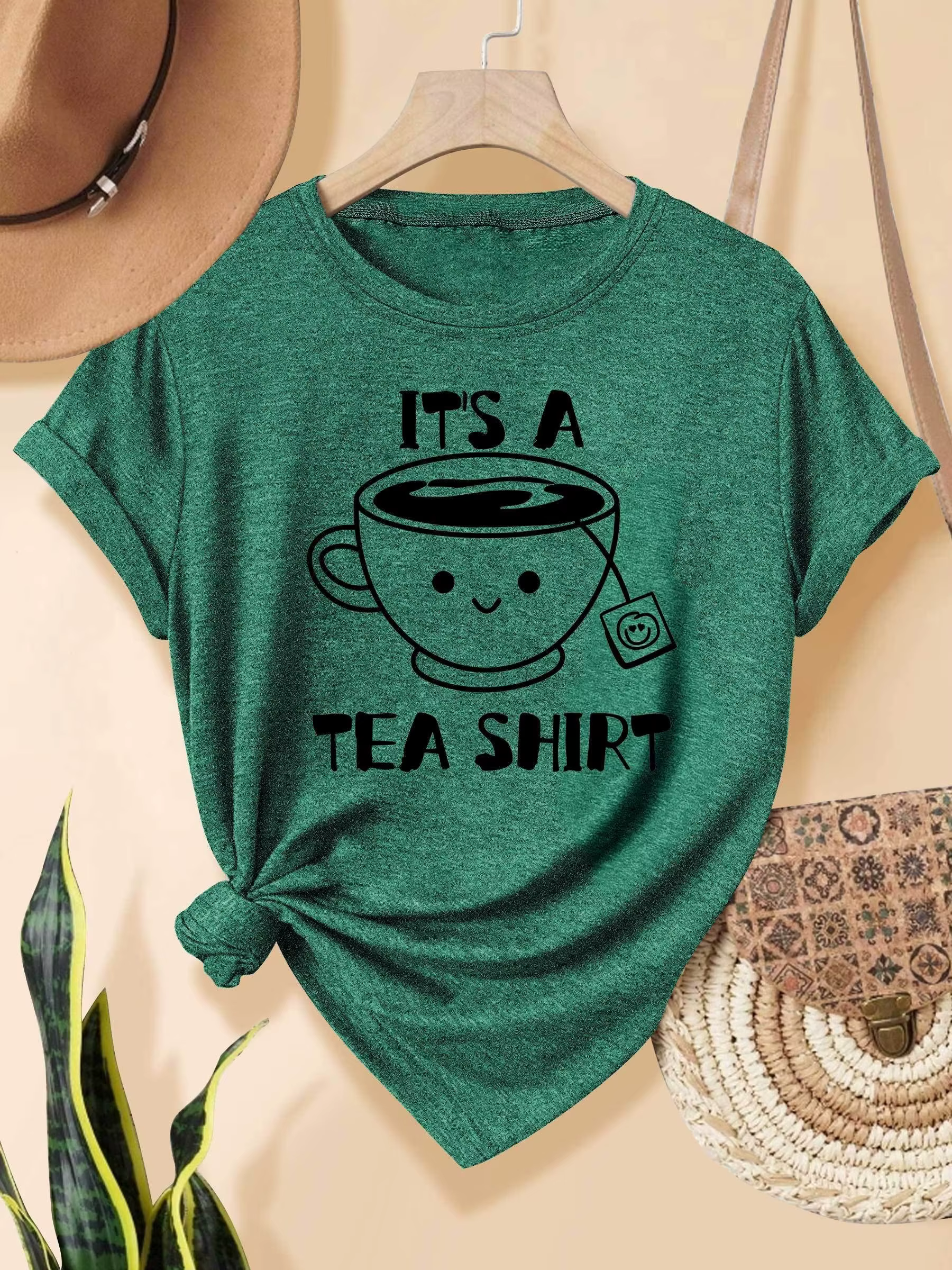It's A Tea Shirt T-shirt pour femme - Motif avec jeu de mots mignon