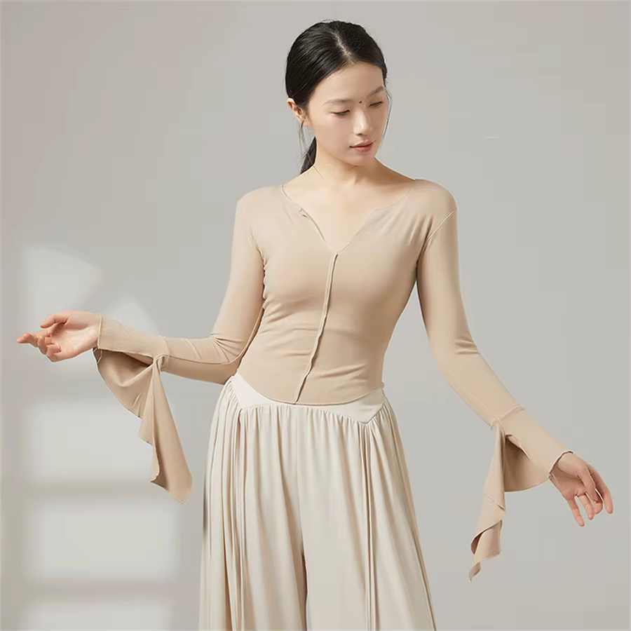 T-shirt de danse moderne pour femmes