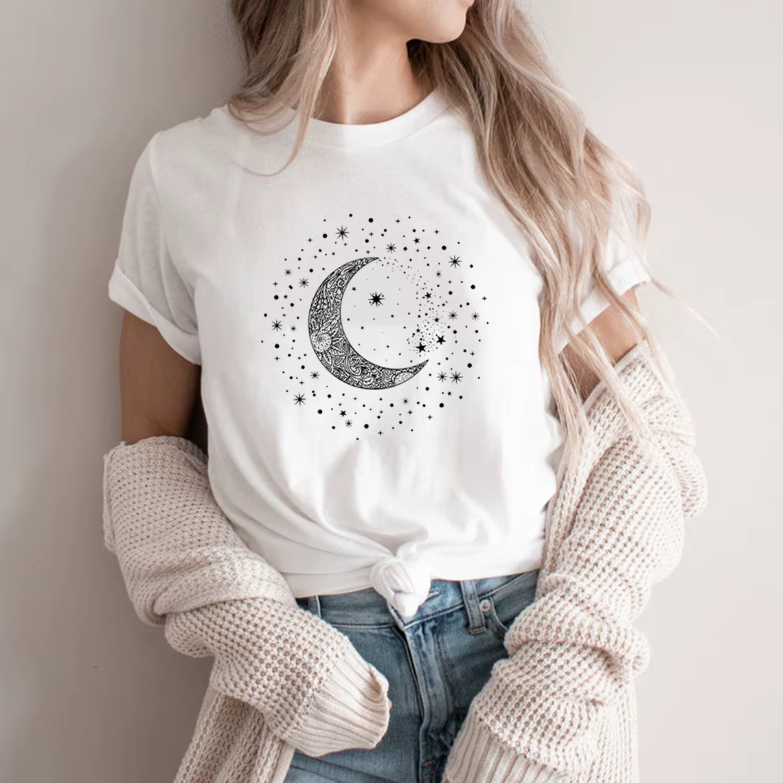 T-shirt Mystique Phases de Lune