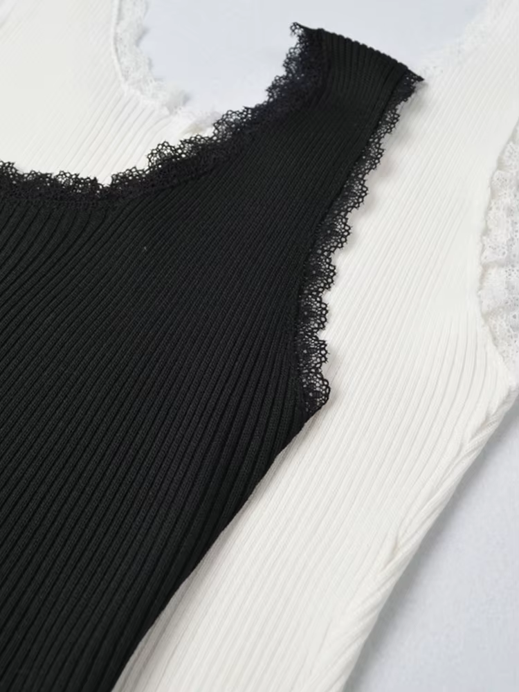 Débardeur sexy à lacets pour femmes