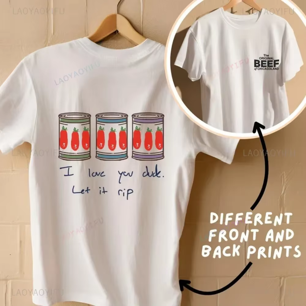 L'ours série TV t-shirt l'origine boeuf de Chicagoland chemise repas de famille Spaghetti Jeremy Allen Fans unisexe