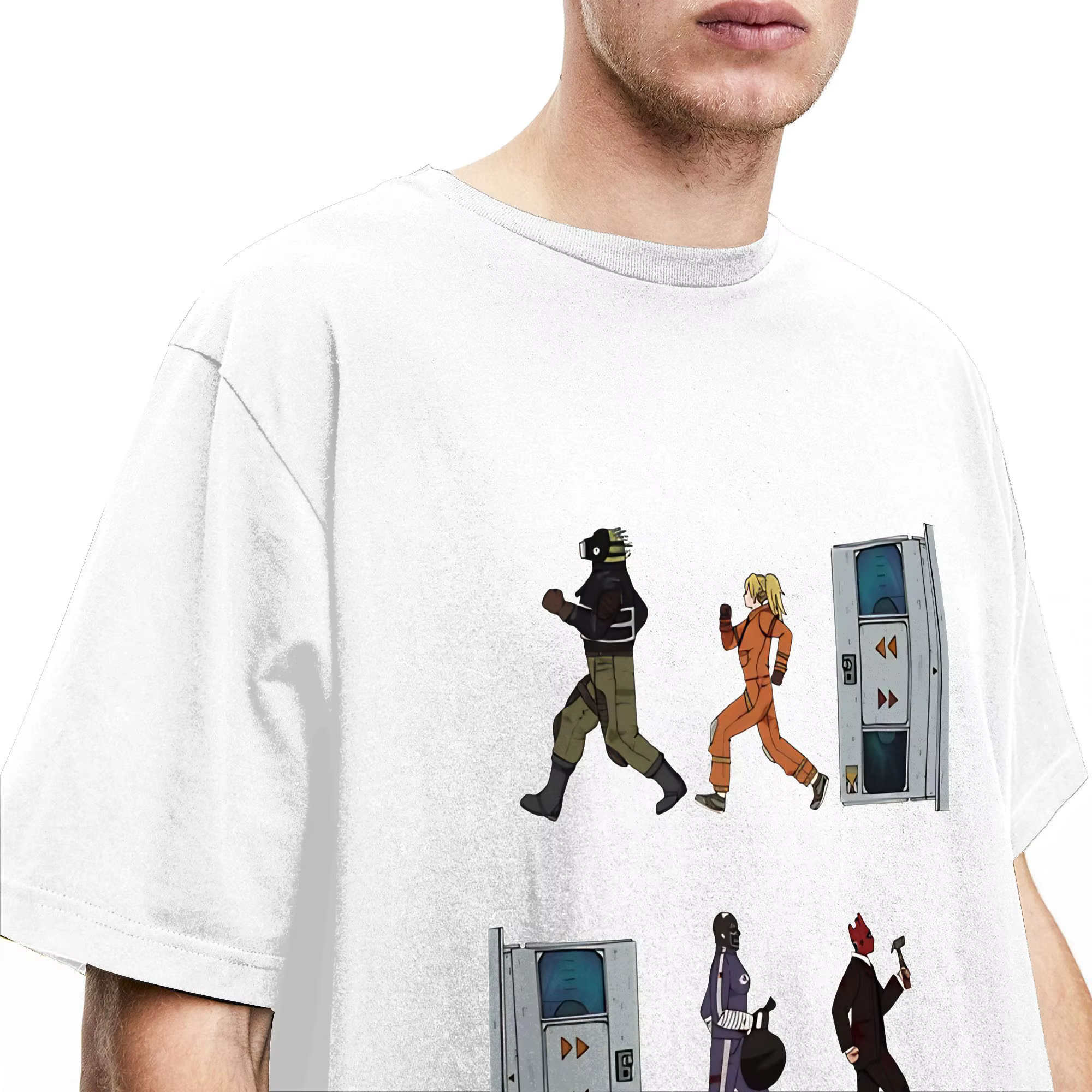 Dorohedoro Doors T-Shirts pour hommes