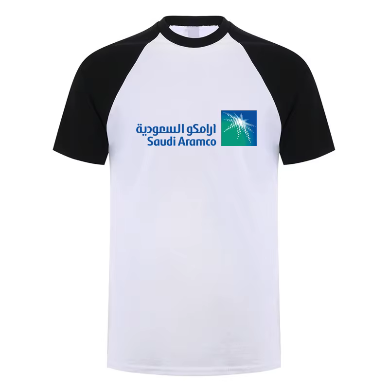 Saudi Aramco T Shirt Hommes Coton Économie À Manches Courtes Cadeau Unisexe Y-Tee Homme Vêtements LH-581