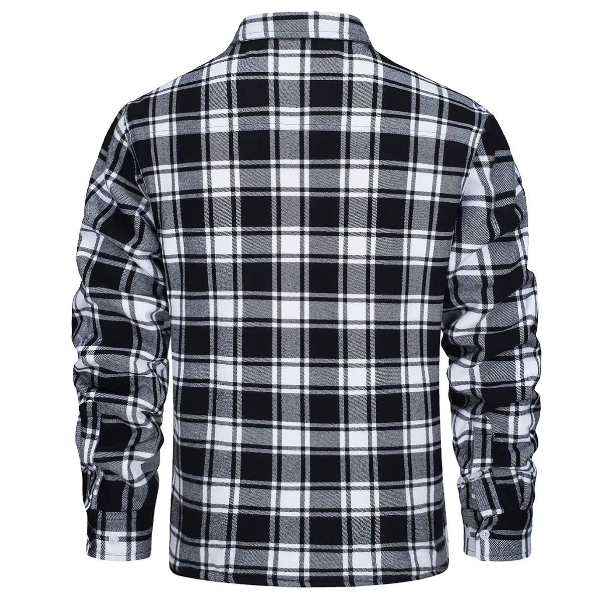 TACVASEN Veste en flanelle à carreaux pour homme
