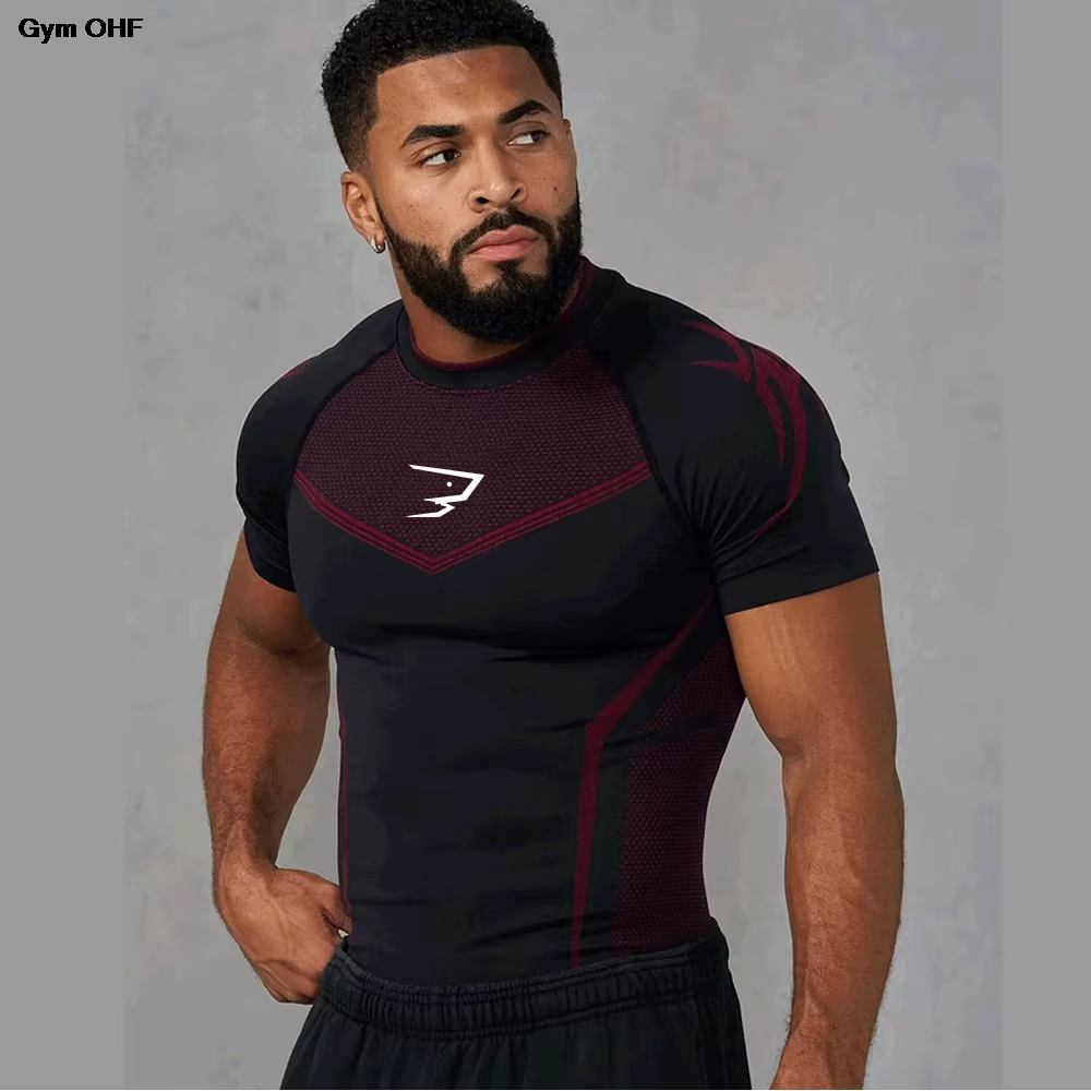 T-shirt de sport à compression pour homme