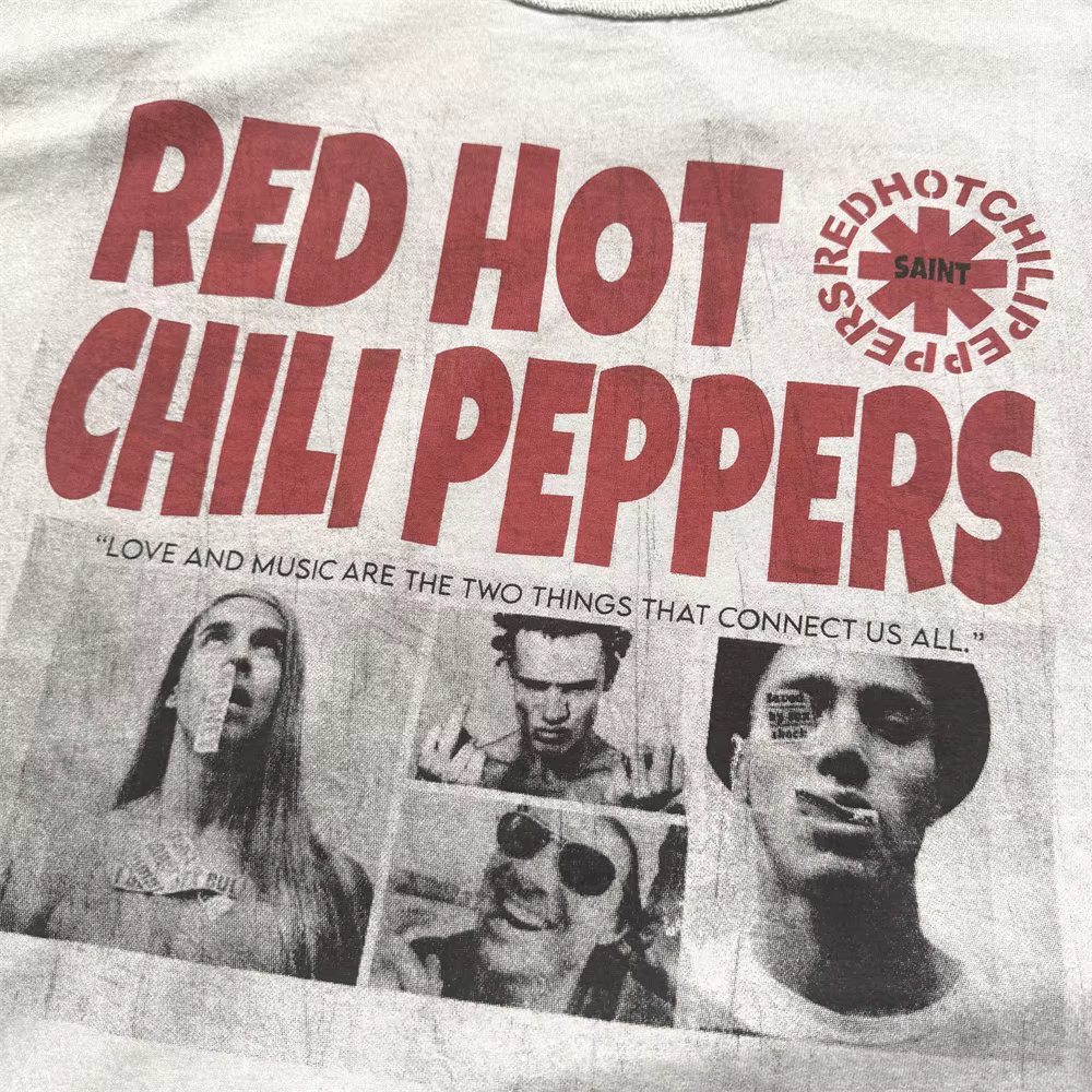 Saint RHCP T-shirt à manches coupées pour hommes et femmes