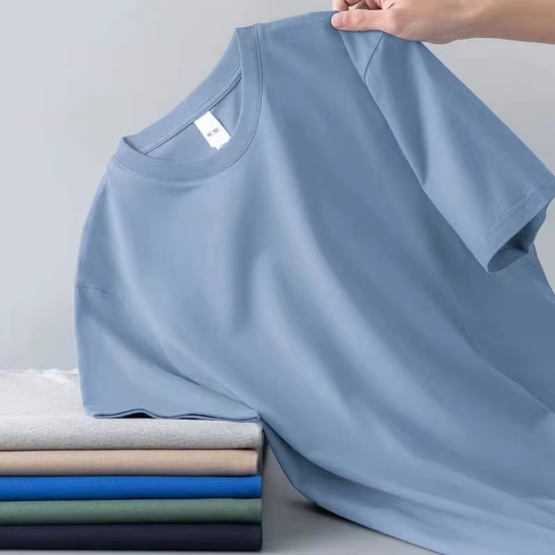 T-shirts polyvalents à manches courtes de couleur unie pour hommes et femmes