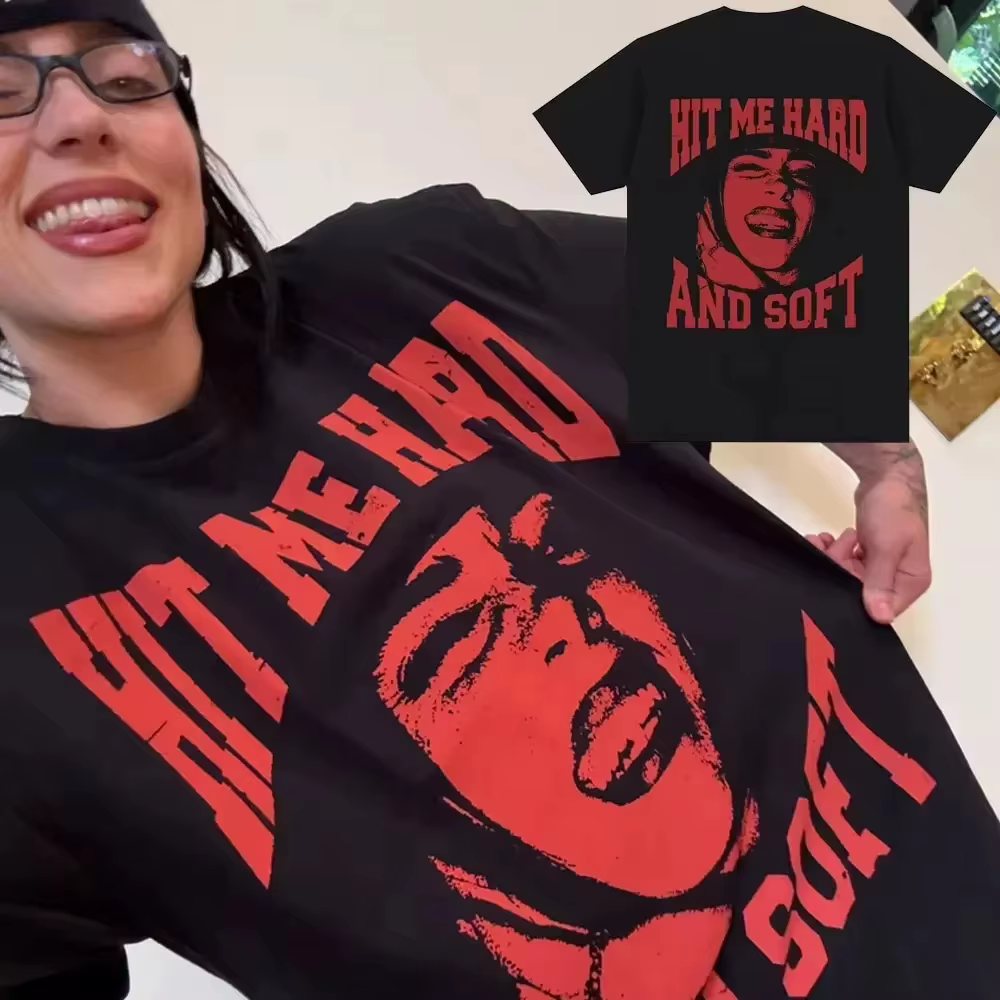 T-shirt imprimé Billie Eilish pour femmes et hommes