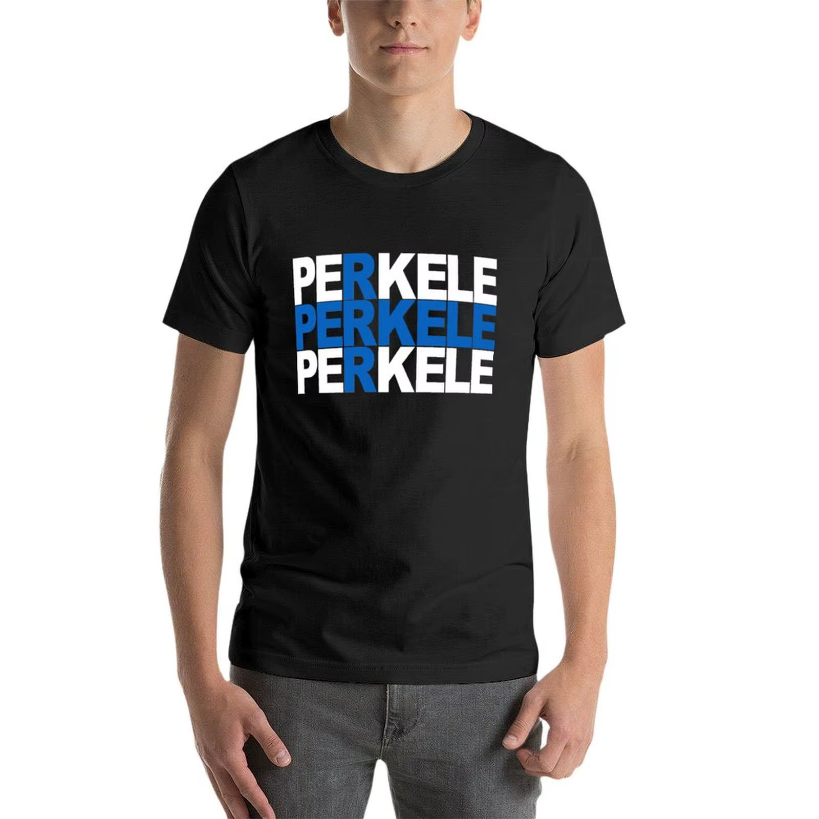 Perkele-T-Shirt Surdimensionné pour Homme, Sweat Surdimensionné