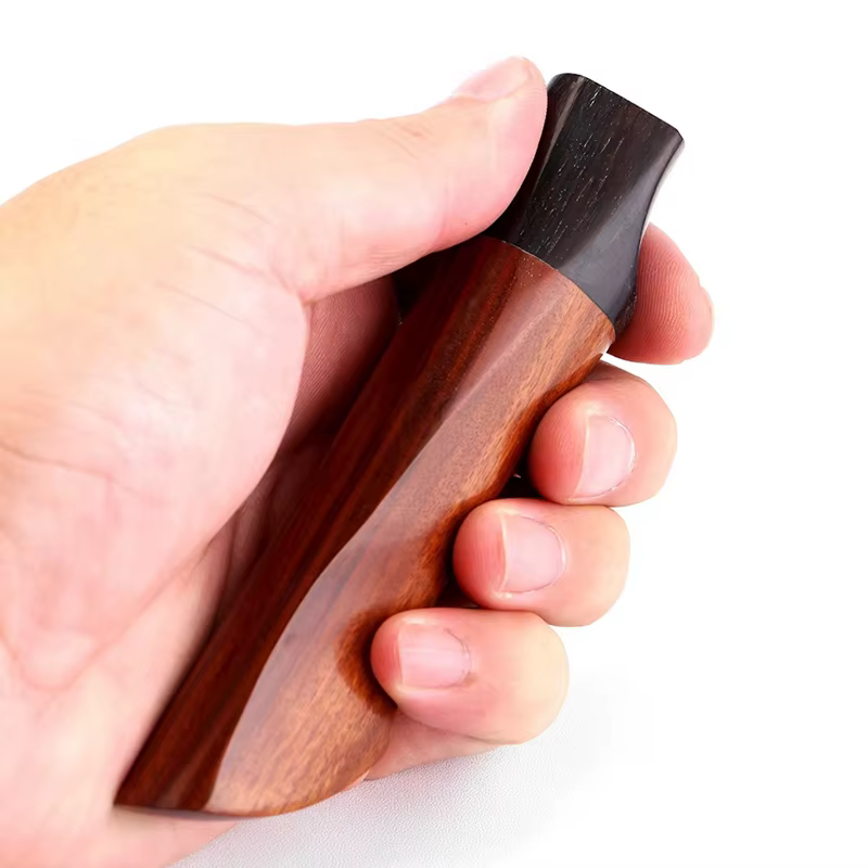 Manche de couteau professionnel haut de gamme en bois de forme japonaise pour couteau de chef, manche de couteau DIY, manche de remplacement personnalisé en usine