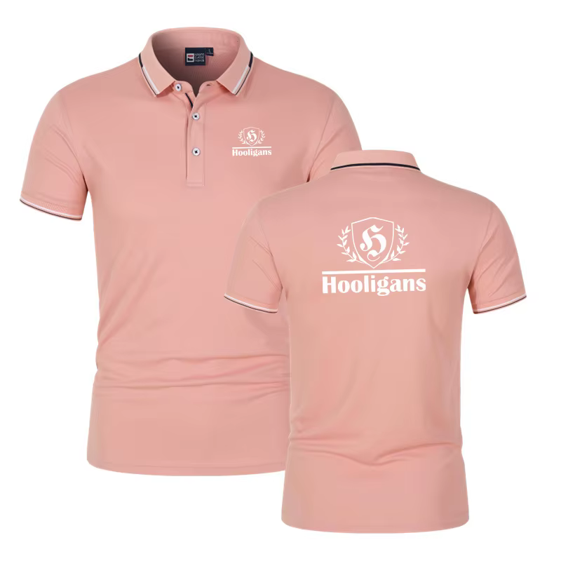Polo décontracté uni à manches courtes pour homme 2026 – T-shirt d'été tendance