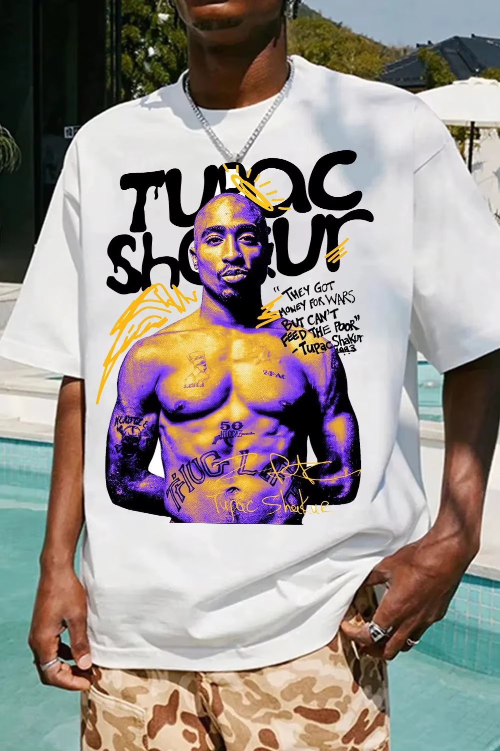 T-shirt 2pac tendance 2026 pour homme et femme