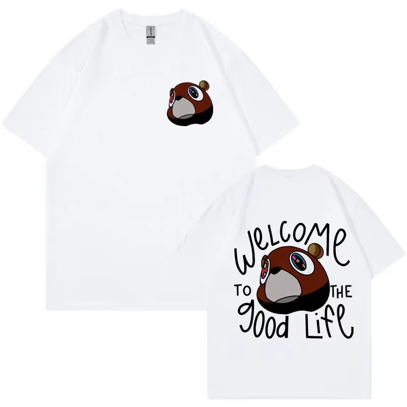 Kanye West Graduation Bea The Good Life T-shirt imprimé pour hommes et femmes