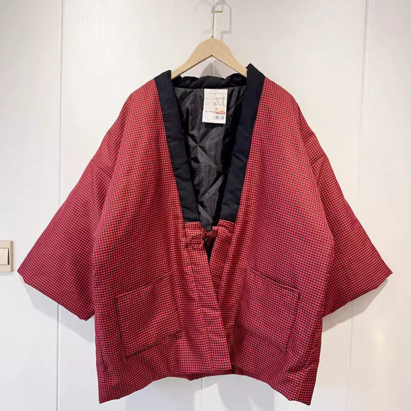 Veste rembourrée en coton Hanten de style japonais