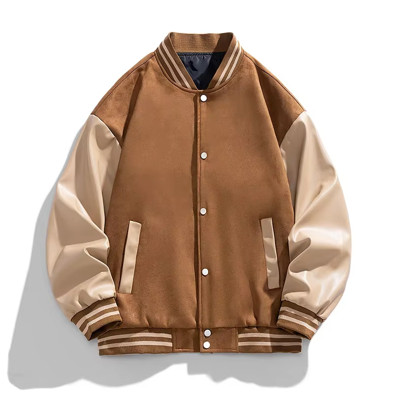 Veste bombardier universitaire de Baseball pour hommes
