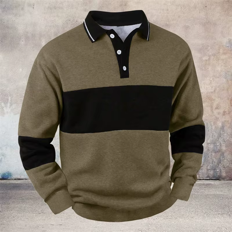 Polo de Golf à manches longues pour hommes