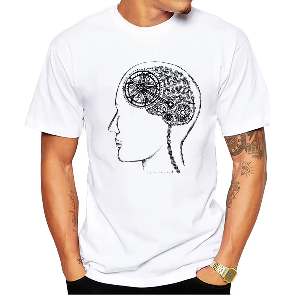 T-shirt à manches courtes vintage pour homme