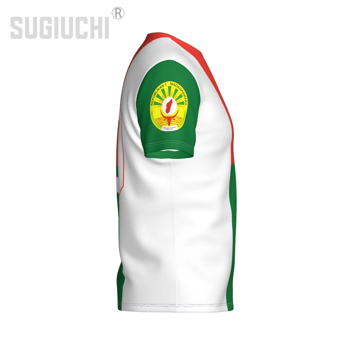 Nom personnalisé numéro drapeau de Madagascar emblème 3D T-shirts pour hommes femmes