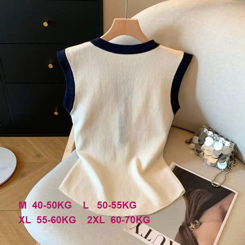 T-shirt sans manches élégant pour femme
