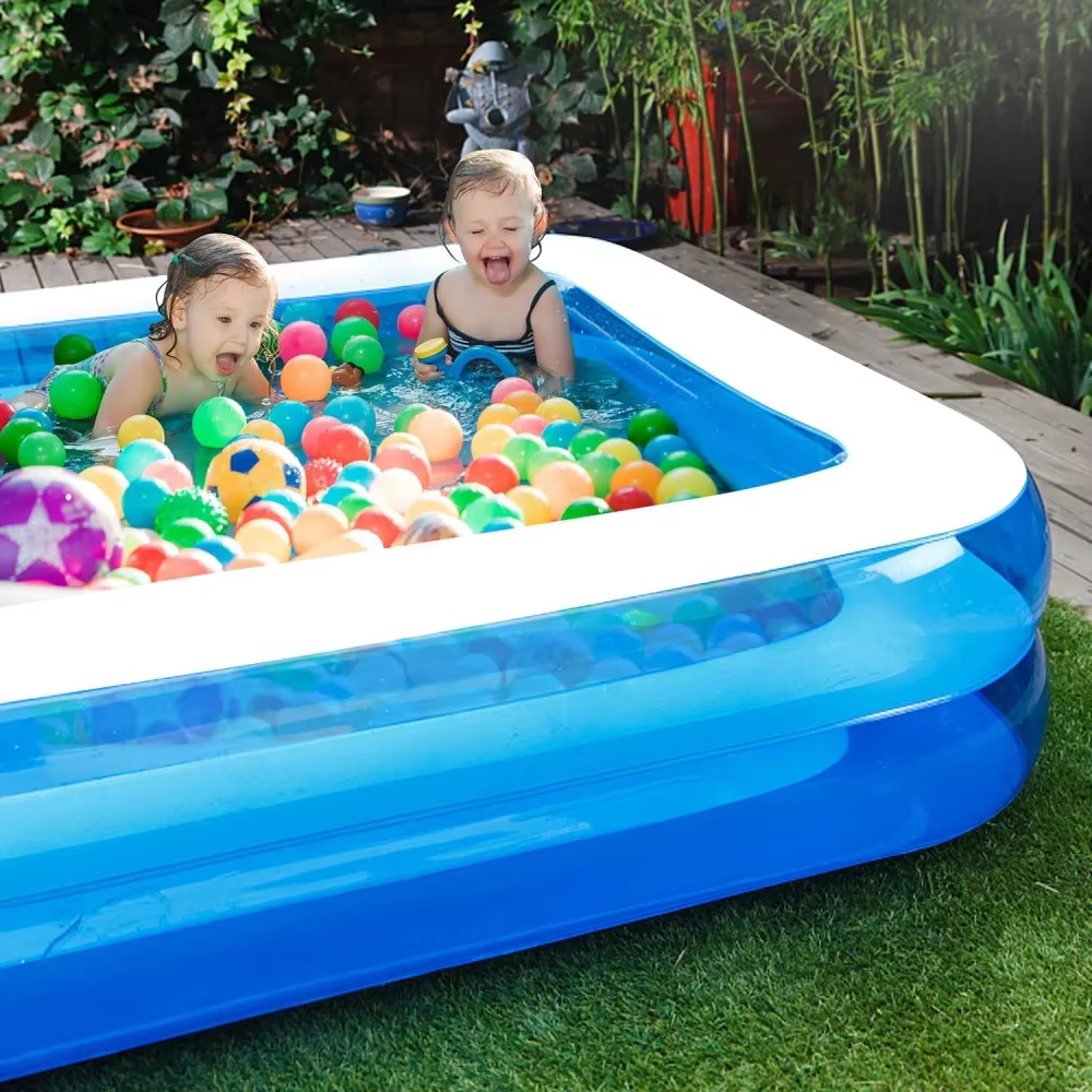 Grande piscine gonflable de 2m/2.6m pour adultes et enfants