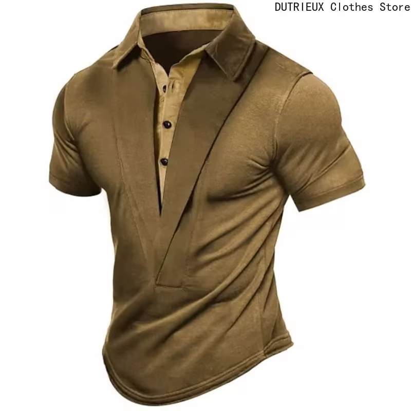 T-shirt à manches courtes pour hommes pour l'été