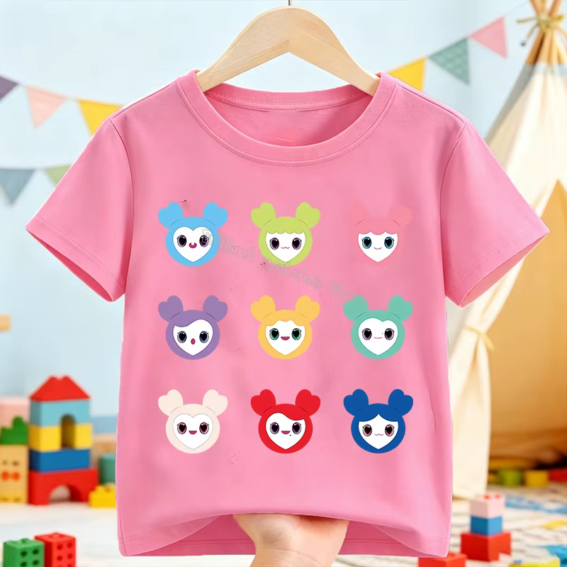 T-shirt rose Kpop Girl Group pour enfants