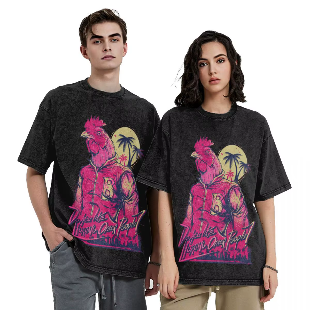 Hotline Miami-T-shirt Richard pour hommes, Économie bon marché pour garçons, impression animale MT