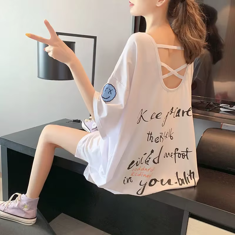 T-shirt Baggy Sexy pour Femme